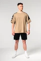 Heren T-shirt Nebbia  Oversized T-shirt LIFTING CLUB Light Brown