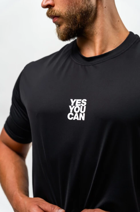 Heren T-shirt Nebbia Performance+ Short-Sleeve Sports T-shirt RESISTANCE 348 black