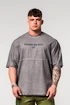 Heren T-shirt Nebbia  Washed-off Oversized Heavyweight Cotton T-shirt NO SHORTCUTS 369 Light Grey