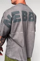Heren T-shirt Nebbia  Washed-off Oversized Heavyweight Cotton T-shirt NO SHORTCUTS 369 Light Grey