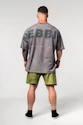 Heren T-shirt Nebbia  Washed-off Oversized Heavyweight Cotton T-shirt NO SHORTCUTS 369 Light Grey