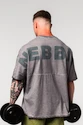 Heren T-shirt Nebbia  Washed-off Oversized Heavyweight Cotton T-shirt NO SHORTCUTS 369 Light Grey