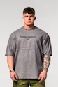 Heren T-shirt Nebbia  Washed-off Oversized Heavyweight Cotton T-shirt NO SHORTCUTS 369 Light Grey