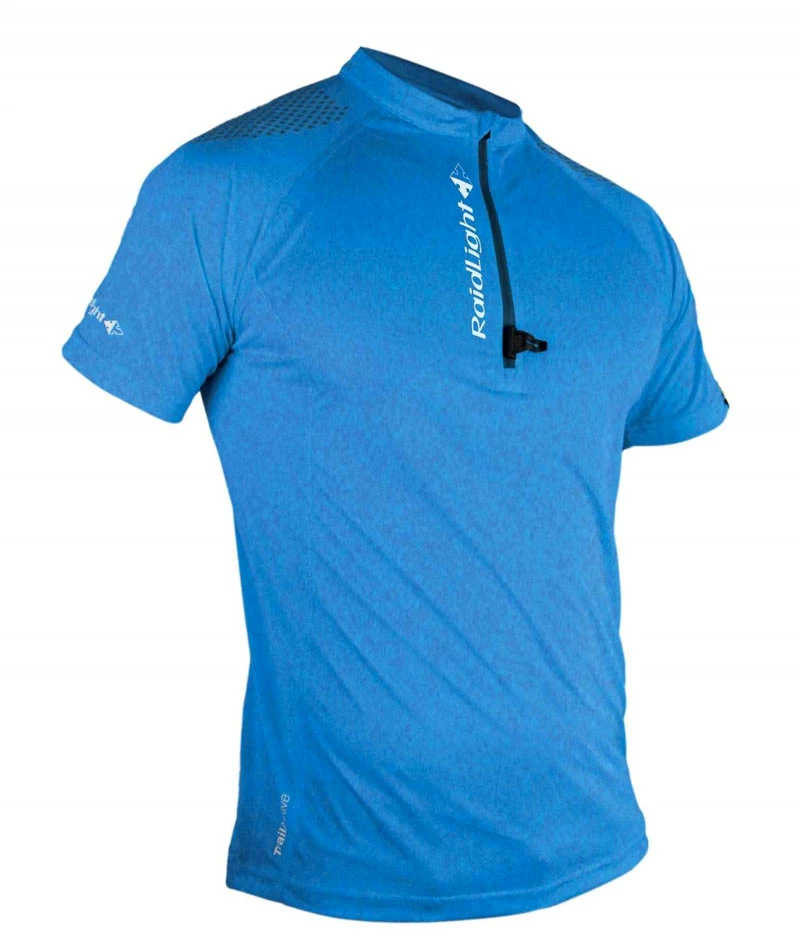 Heren T-shirt Raidlight  Activ Run Blue