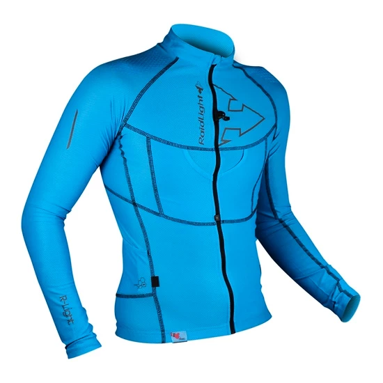 Heren T-shirt Raidlight  XP Fit 3D ML světle modré M, Blauw
