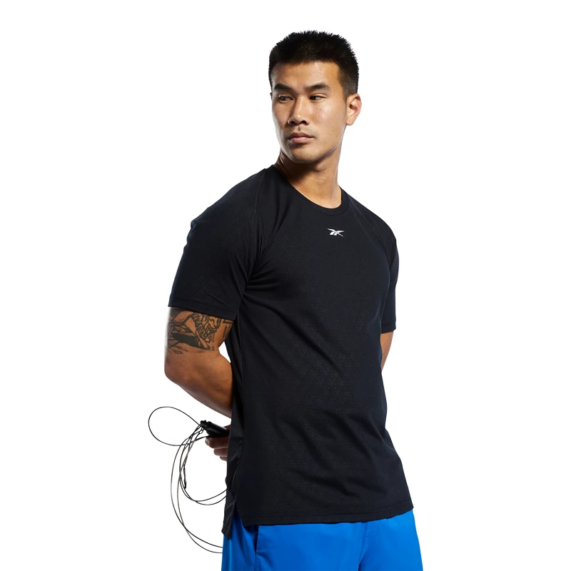 Heren T-shirt Reebok  SmartVent Black