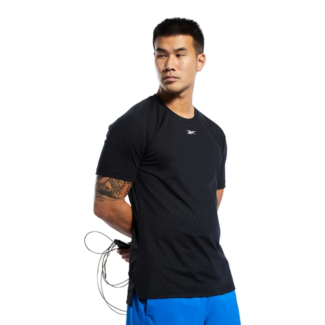 Heren T-shirt Reebok  SmartVent Black