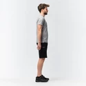 Heren T-shirt Salewa  Solidlogo Dri-Release Heather Grey