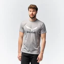 Heren T-shirt Salewa  Solidlogo Dri-Release Heather Grey