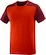 Heren T-shirt Salomon  Essential Colorblock Fiery Red M
