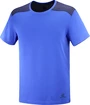 Heren T-shirt Salomon Essential Colorblock Nautica Blue