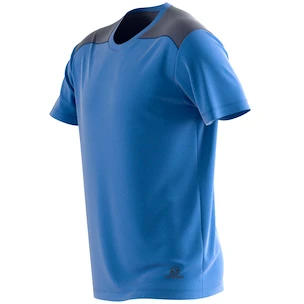Heren T-shirt Salomon  Essential Colorblock Nautica Blue