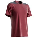 Heren T-shirt Salomon  Outline SS Tee Cabernet