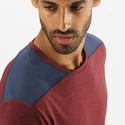 Heren T-shirt Salomon  Outline SS Tee Cabernet