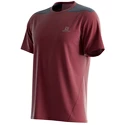 Heren T-shirt Salomon  Outline SS Tee Cabernet