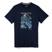 Heren T-shirt Smartwool  Merino Sport 150 Go Far Feel Good Summit Navy