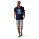 Heren T-shirt Smartwool  Merino Sport 150 Go Far Feel Good Summit Navy