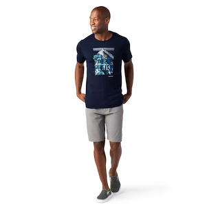 Heren T-shirt Smartwool  Merino Sport 150 Go Far Feel Good Summit Navy