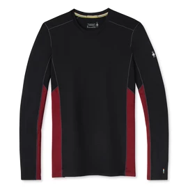 Heren T-shirt Smartwool Merino Sport 150 Long Sleeve Crew Red/Black