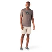 Heren T-shirt Smartwool  Merino Sport 150 Overland Adventure Flint Heather
