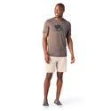 Heren T-shirt Smartwool  Merino Sport 150 Overland Adventure Flint Heather