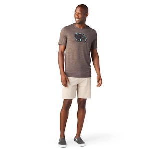Heren T-shirt Smartwool  Merino Sport 150 Overland Adventure Flint Heather