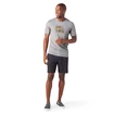 Heren T-shirt Smartwool  Merino Sport 150 Overland Adventure Gray Heather