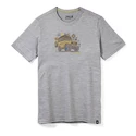 Heren T-shirt Smartwool Merino Sport 150 Overland Adventure Gray Heather