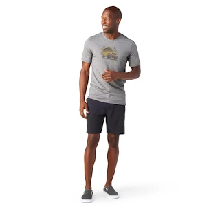 Heren T-shirt Smartwool  Merino Sport 150 Overland Adventure Gray Heather