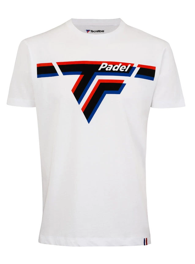 Heren T-shirt Tecnifibre  Padel Tee White