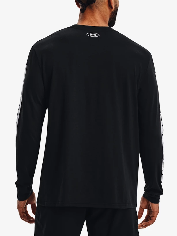 Heren T-shirt Under Armour  CAMO BOXED SPORTSTYLE LS-BLK M