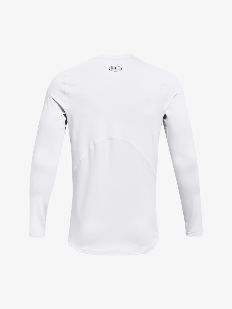 Heren T-shirt Under Armour  Fitted Crew-WHT