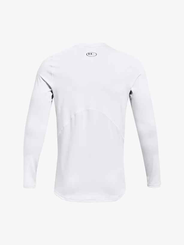 Heren T-shirt Under Armour  Fitted Crew-WHT