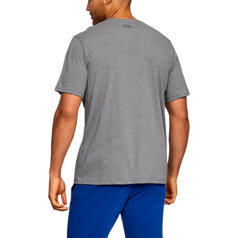 Heren T-shirt Under Armour  GL Foundation SS T Grey