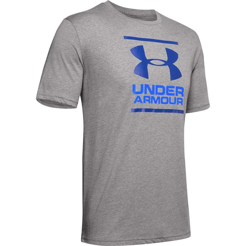 Heren T-shirt Under Armour  GL Foundation SS T Grey S