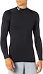 Heren T-shirt Under Armour  HeatGear Armour Comp Mock LS Black M