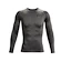 Heren T-shirt Under Armour HeatGear Comp LS Grey