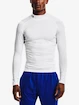 Heren T-shirt Under Armour HeatGear Comp Mock LS-WHT M