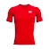 Heren T-shirt Under Armour  HG Armour Comp SS-RED