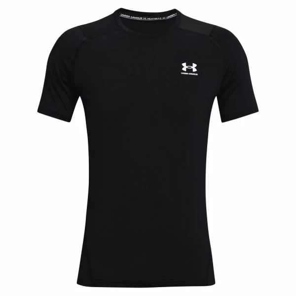 Heren T-shirt Under Armour  HG Armour Fitted SS-BLK