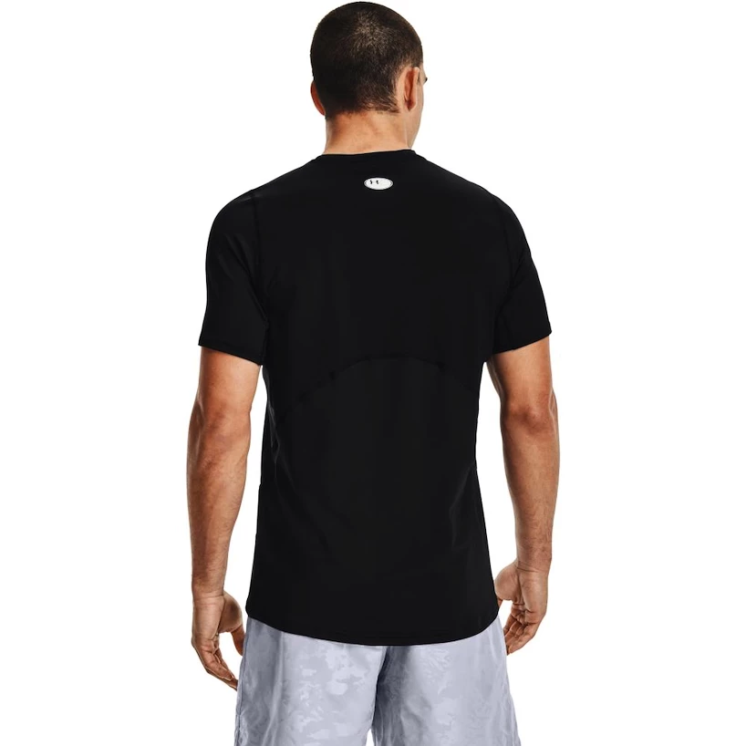 Heren T-shirt Under Armour  HG Armour Fitted SS-BLK