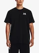 Heren T-shirt Under Armour  LOGO EMB HEAVYWEIGHT SS-BLK XL
