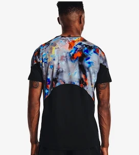 Heren T-shirt Under Armour  Rush 2.0 Print SS Concrete