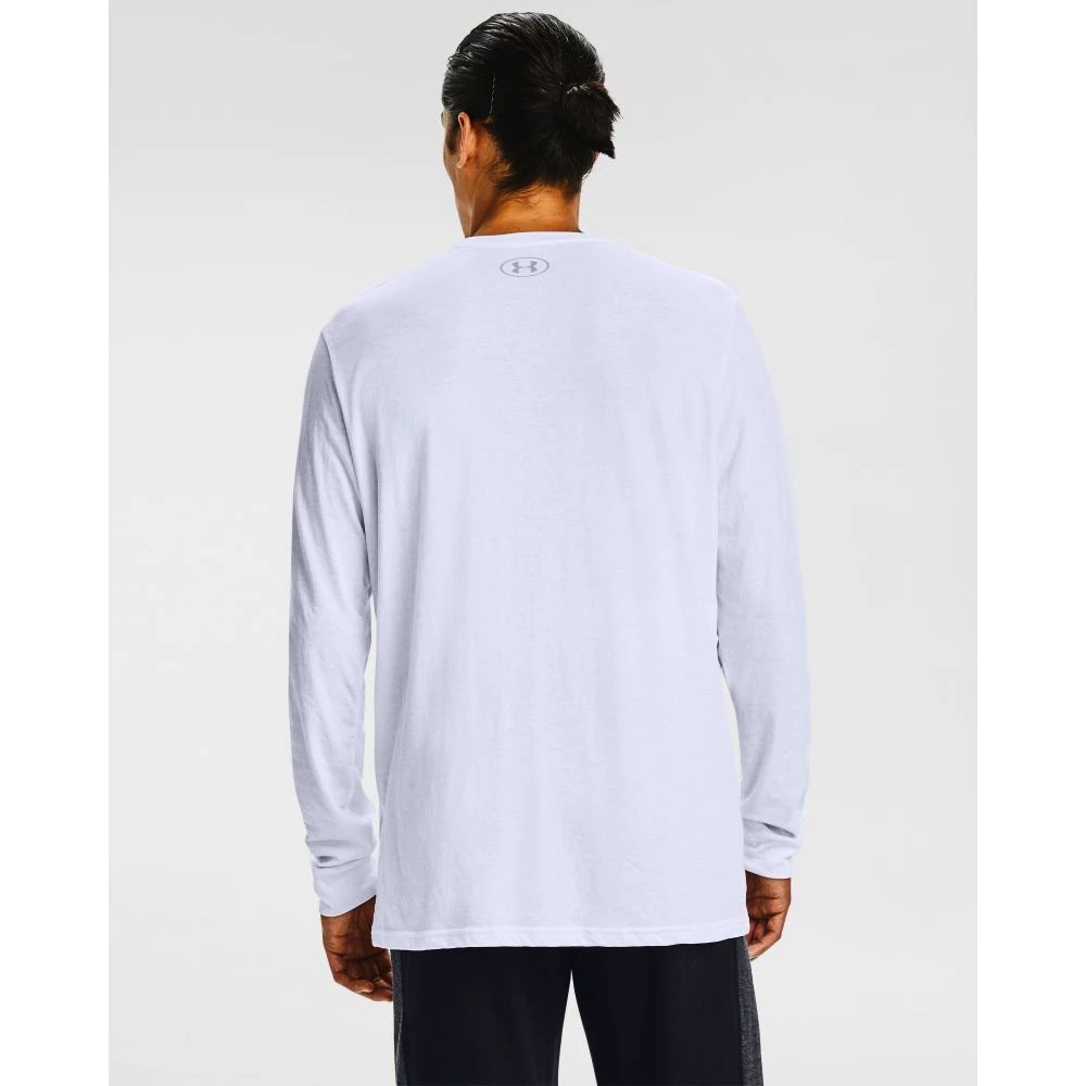 Heren T-shirt Under Armour  SPORTSTYLE LEFT CHEST LS white