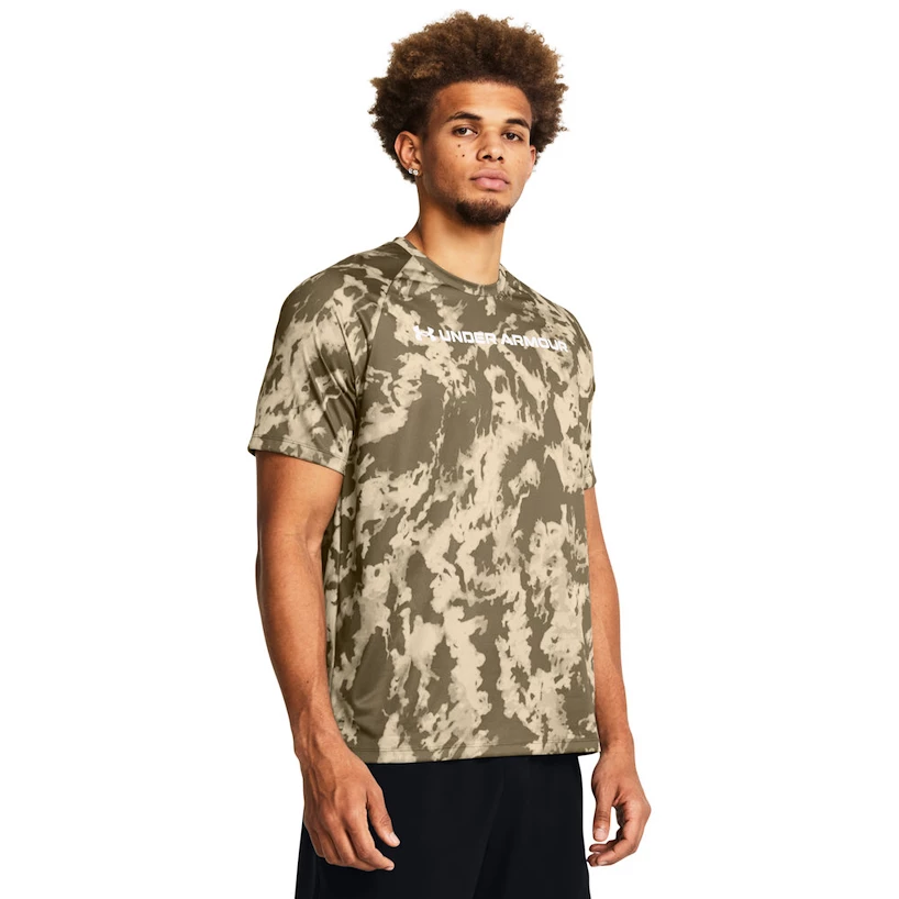 Heren T-shirt Under Armour Tech ABC Camo SS