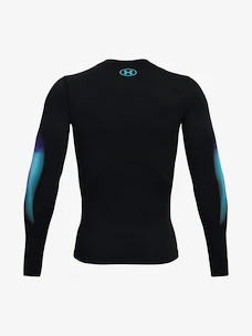 Heren T-shirt Under Armour  UA HG Armour Novelty LS-BLK XXL