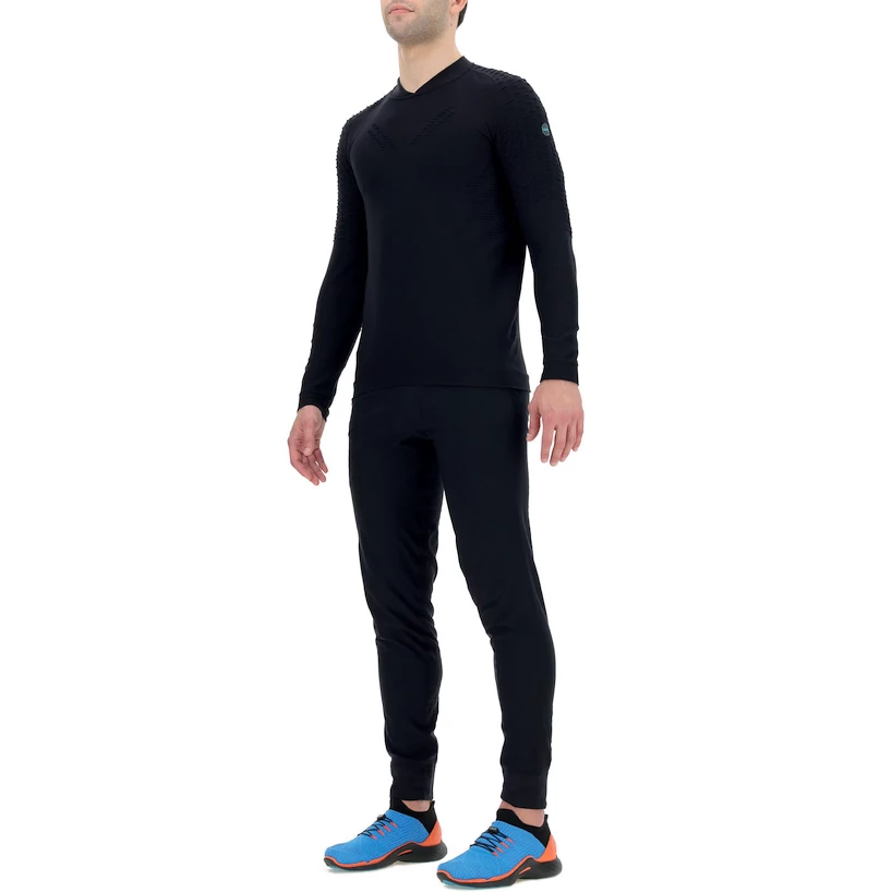 Heren T-shirt UYN  Run Fit OW Shirt Blackboard