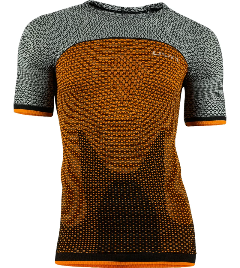 Heren T-shirt UYN  Running Alpha OW orange/grey S