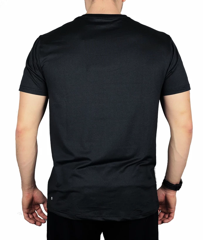 Heren T-shirt Virtus  Opal Melange SS Logo Tee Black S