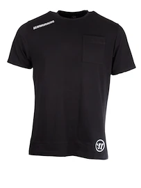 Heren T-shirt Warrior Street Pocket Tee Black